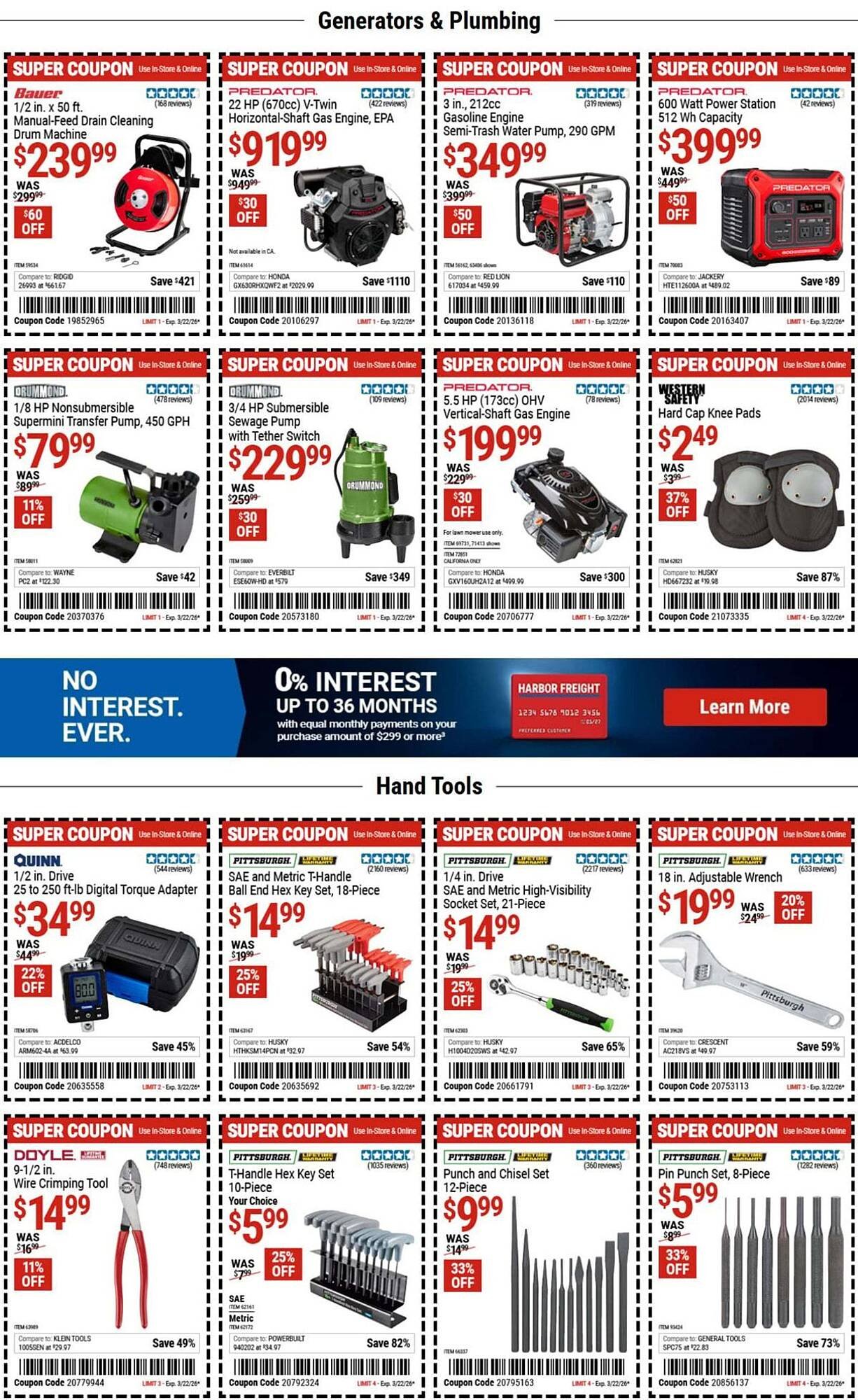 Harbor Freight Tools weekly ad