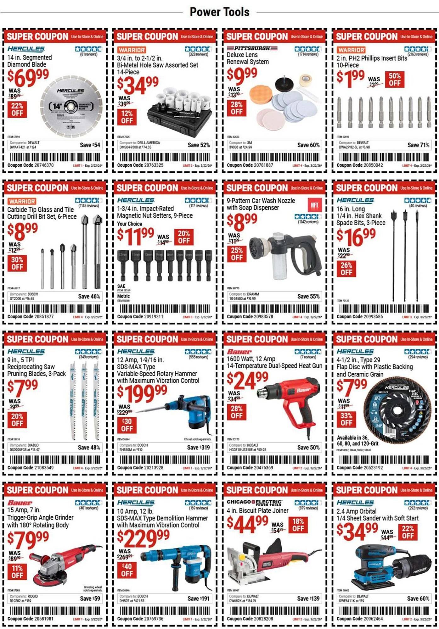 Harbor Freight Tools weekly ad