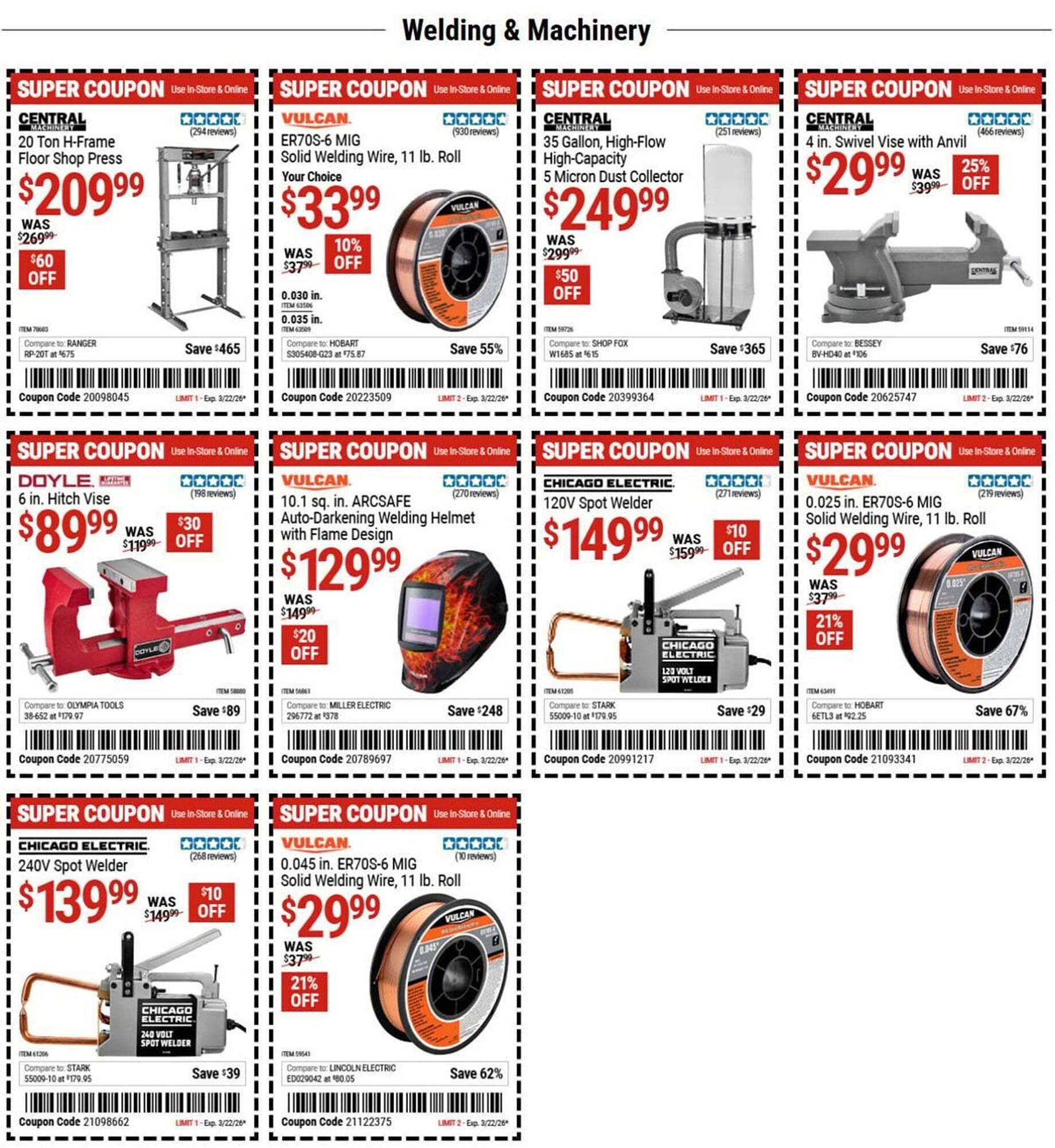Harbor Freight Tools weekly ad