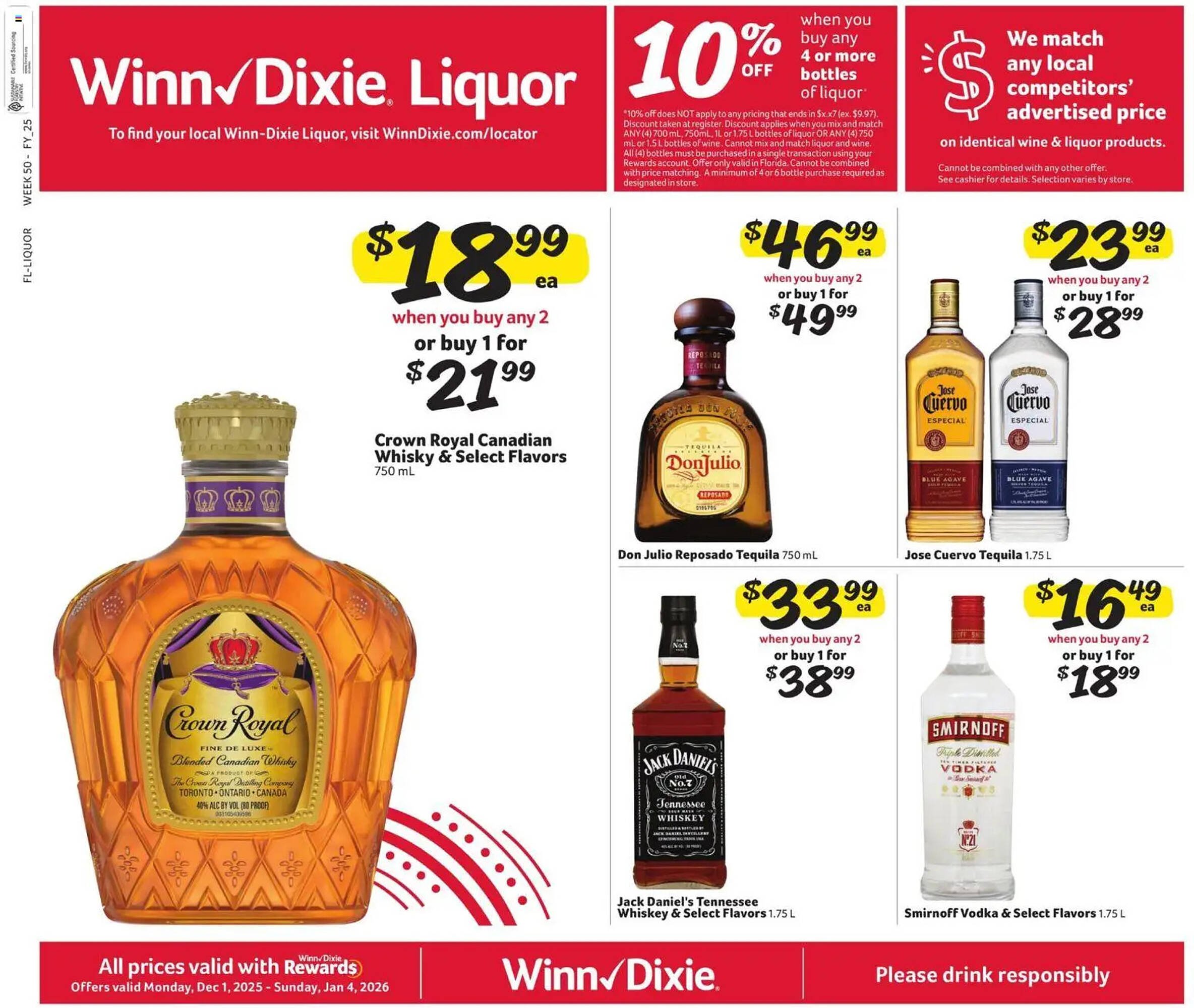 Winn Dixie weekly ad
