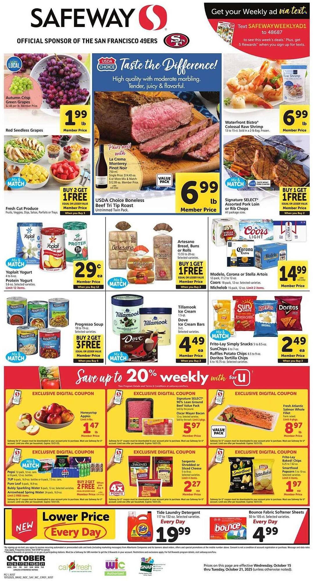 Safeway weekly ad (2025-10-15 - 2025-10-21) | 1