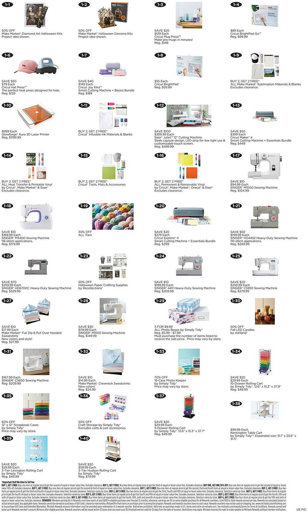 Michaels weekly ad (2025-09-12 - 2025-09-21) | 1