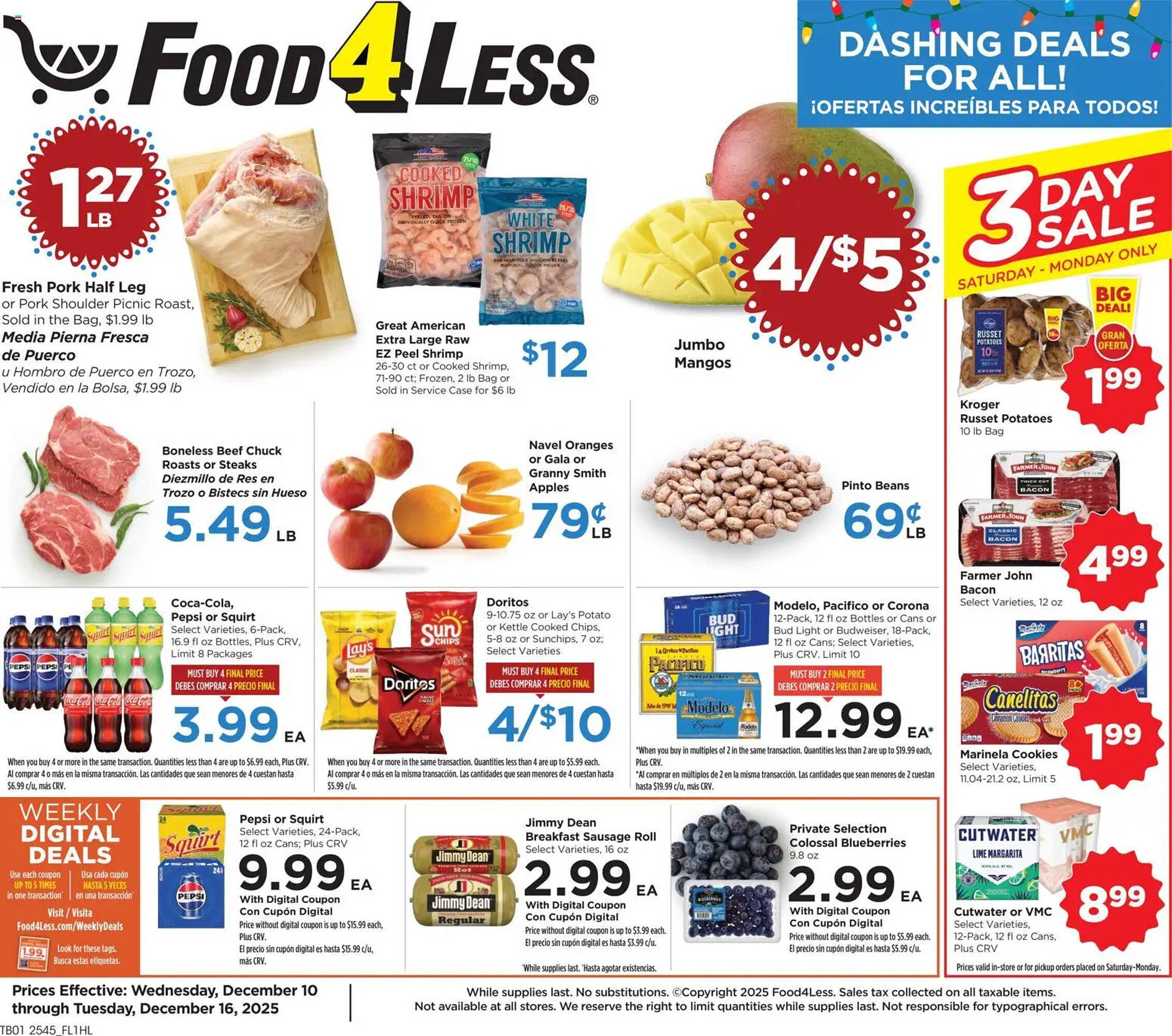 Food 4 Less weekly ad