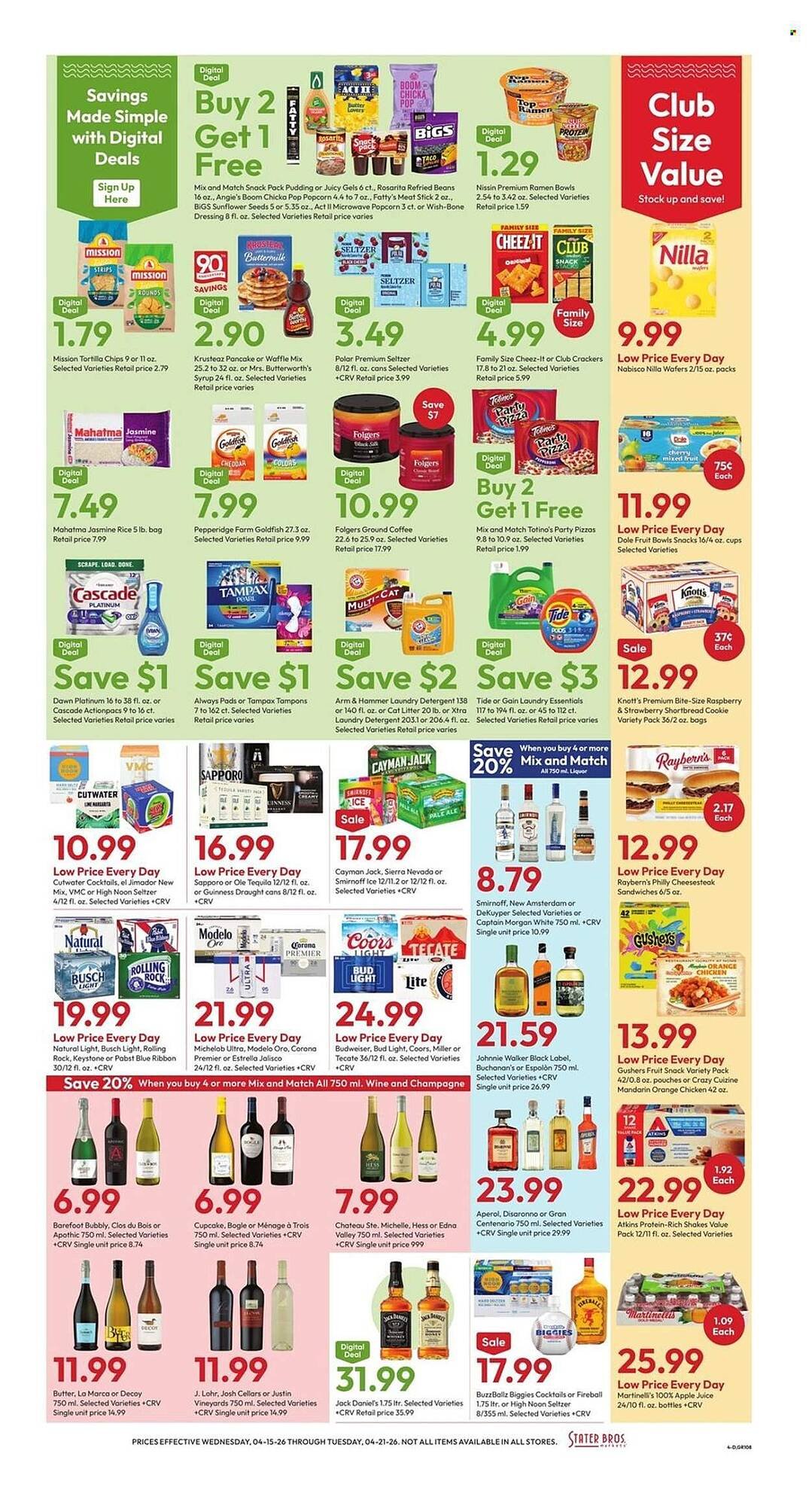 Stater Bros weekly ad