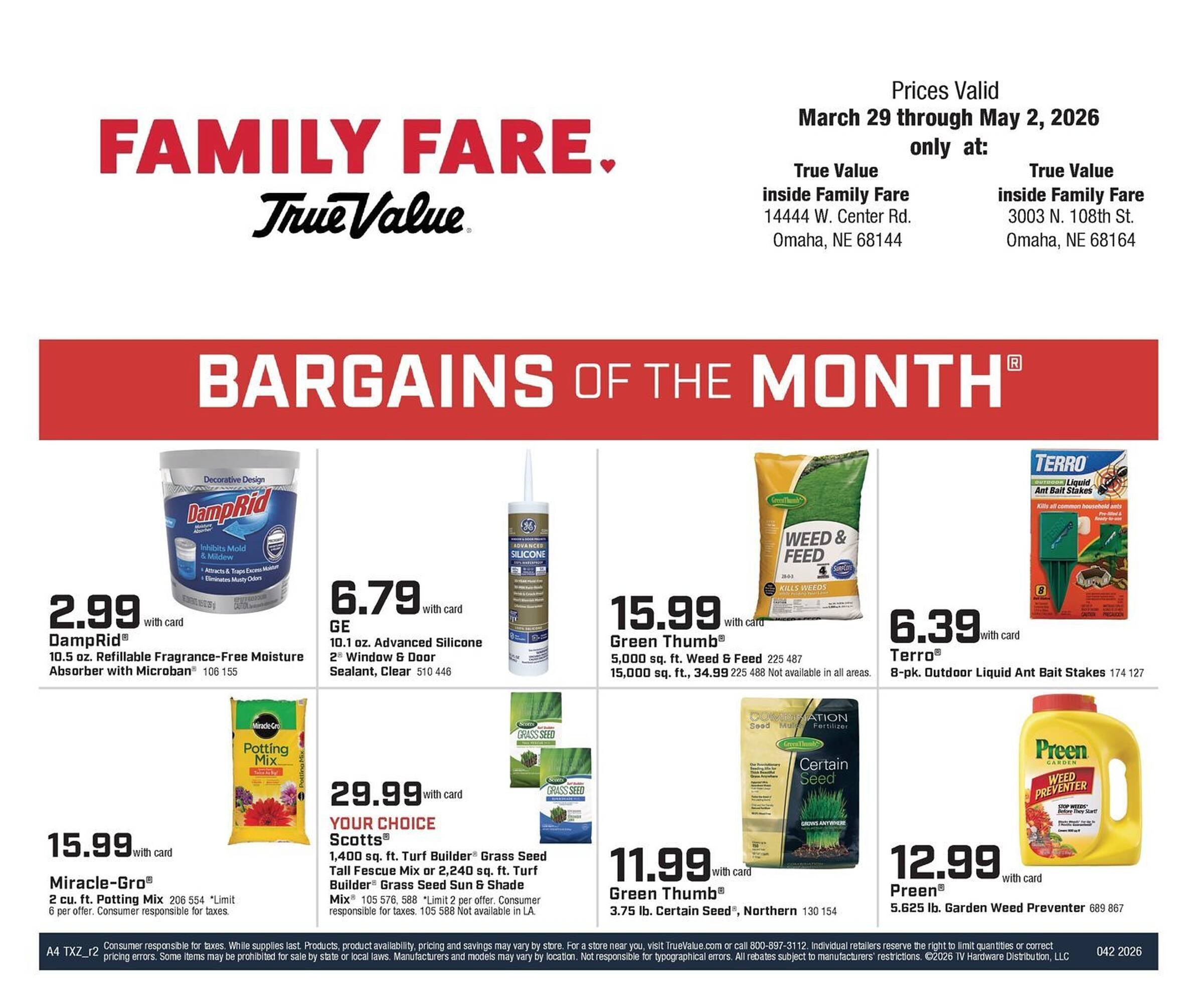 Family Fare weekly ad