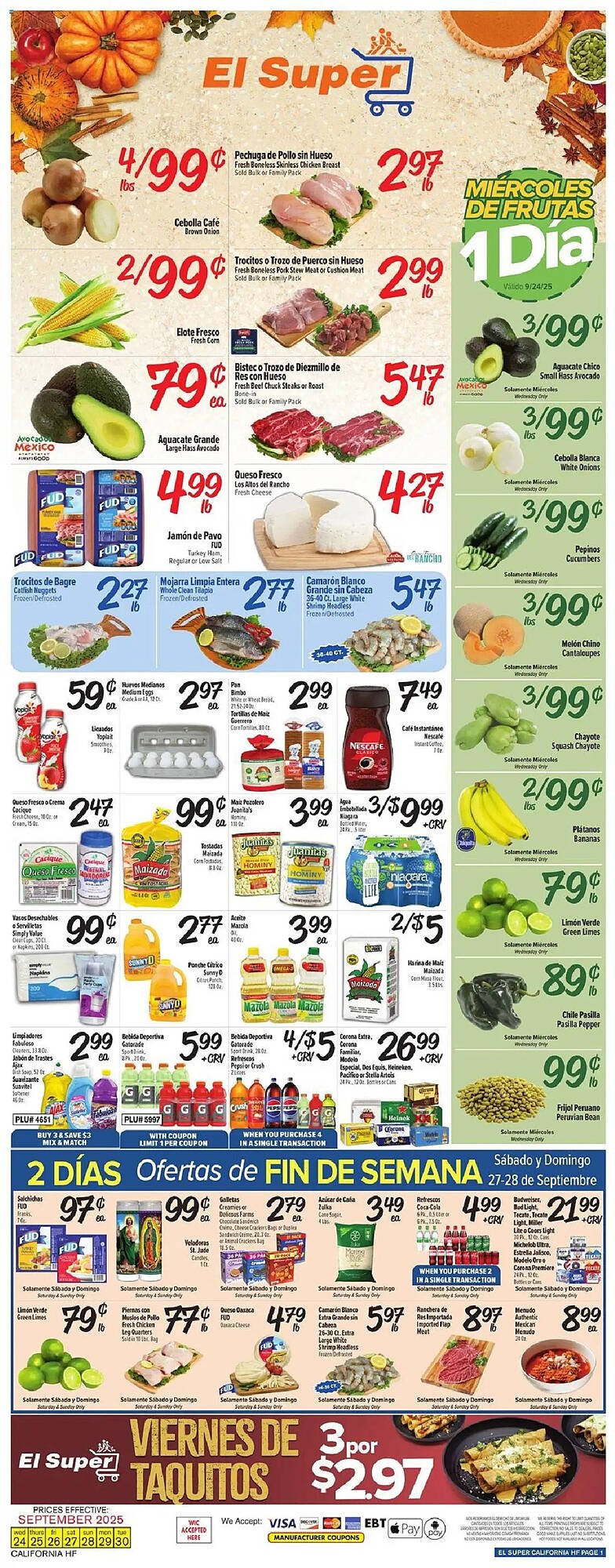 El Super weekly ad (2025-09-24 - 2025-10-01) | 1