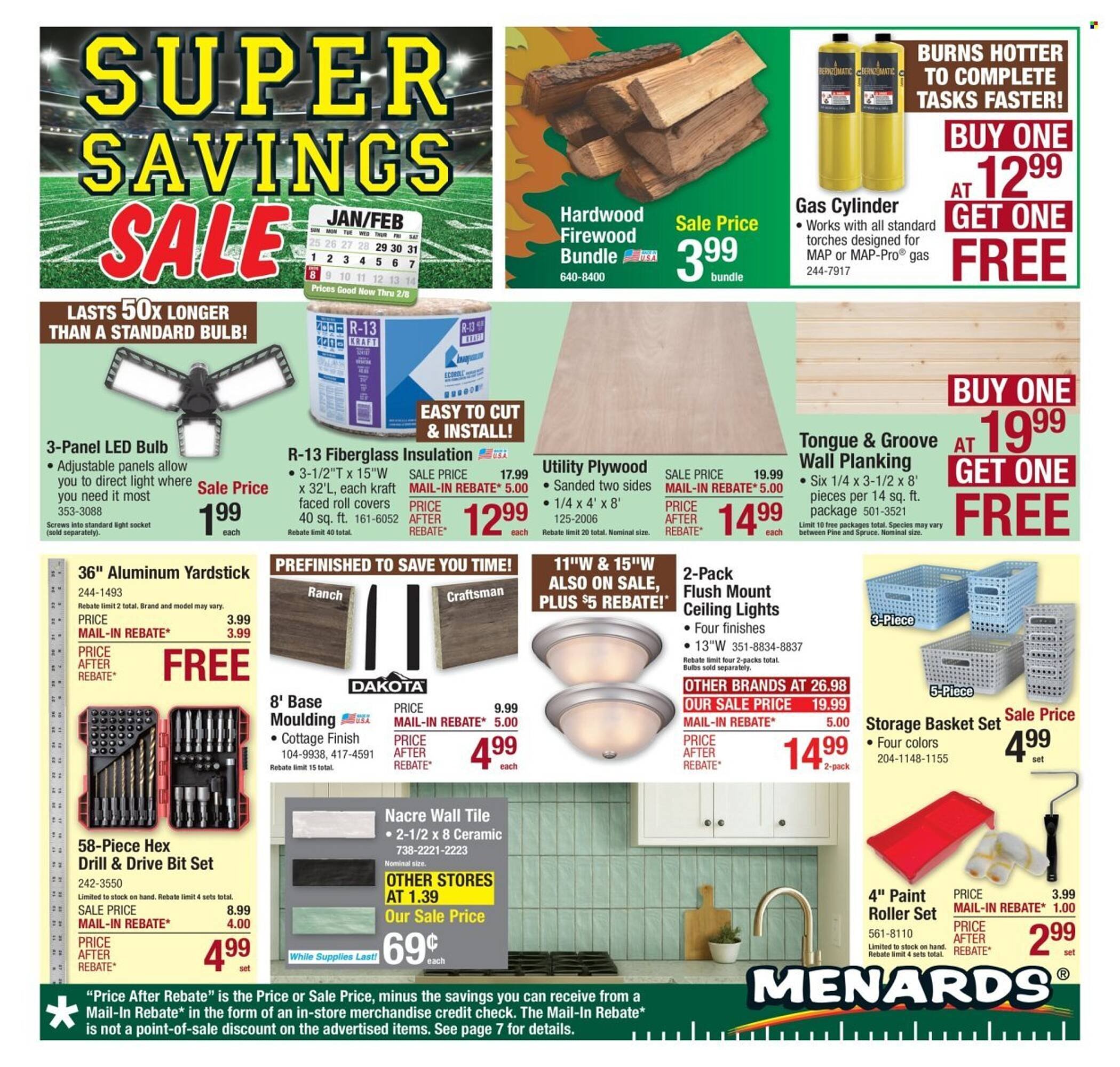Menards weekly ad