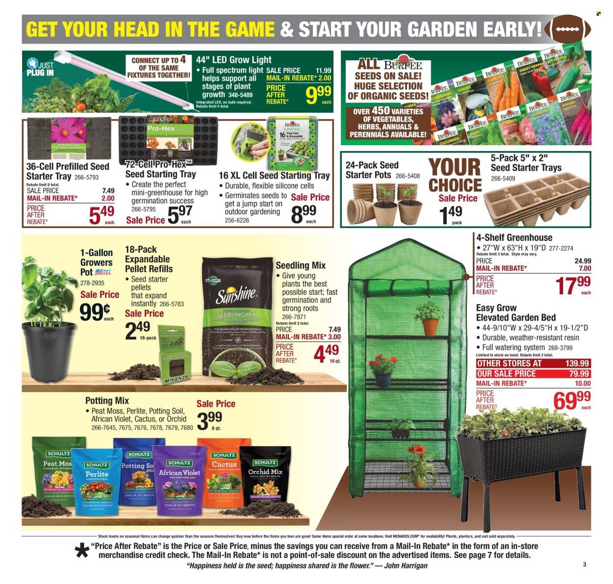 Menards weekly ad