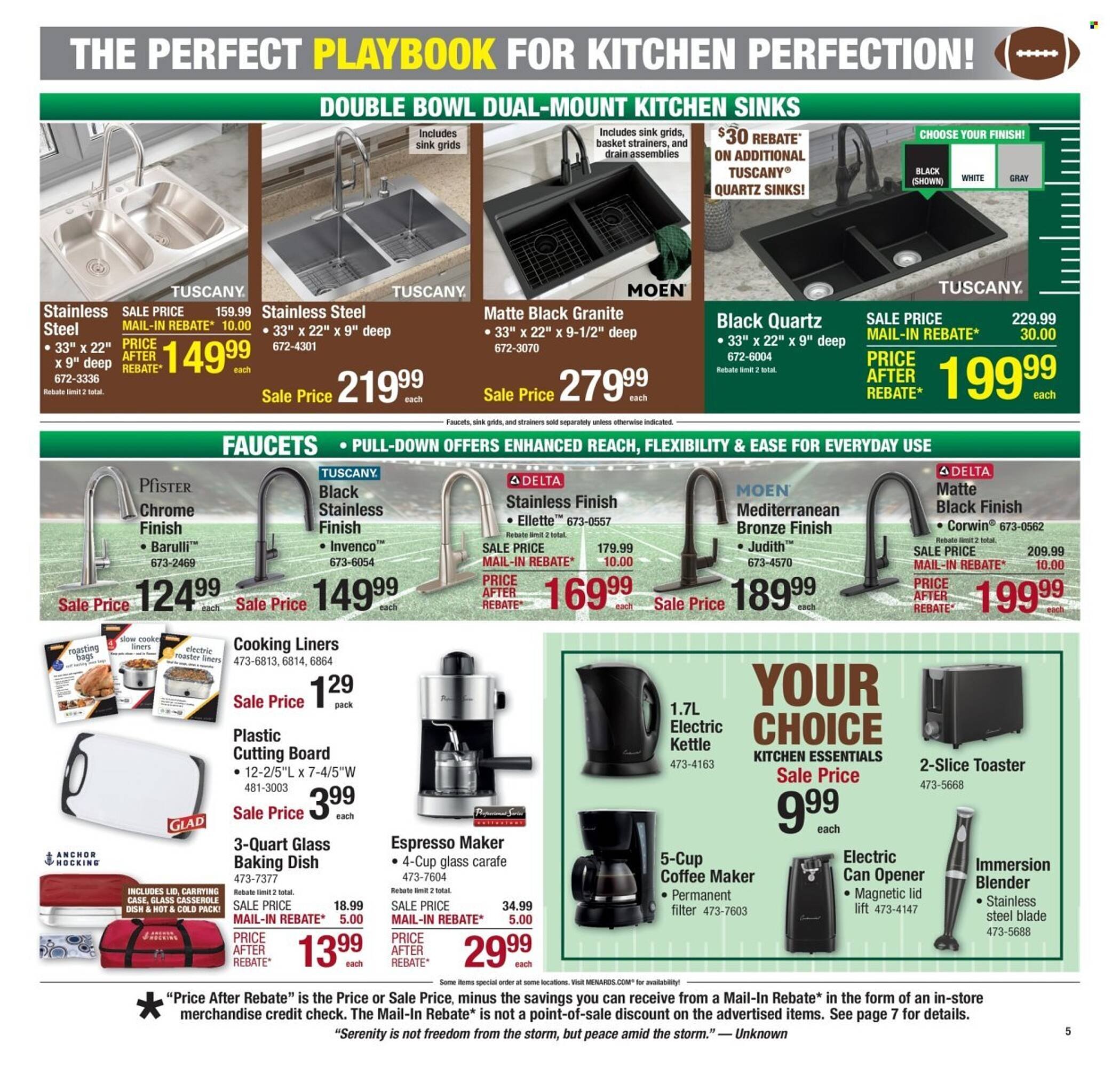 Menards weekly ad