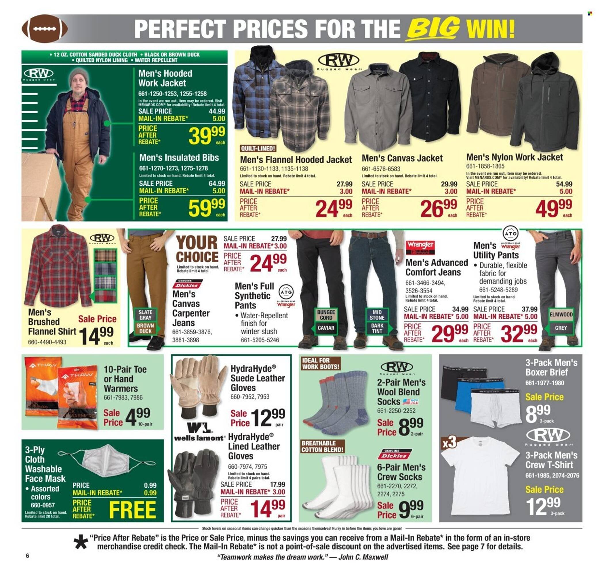 Menards weekly ad