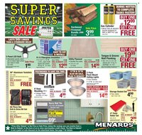 Menards weekly ad