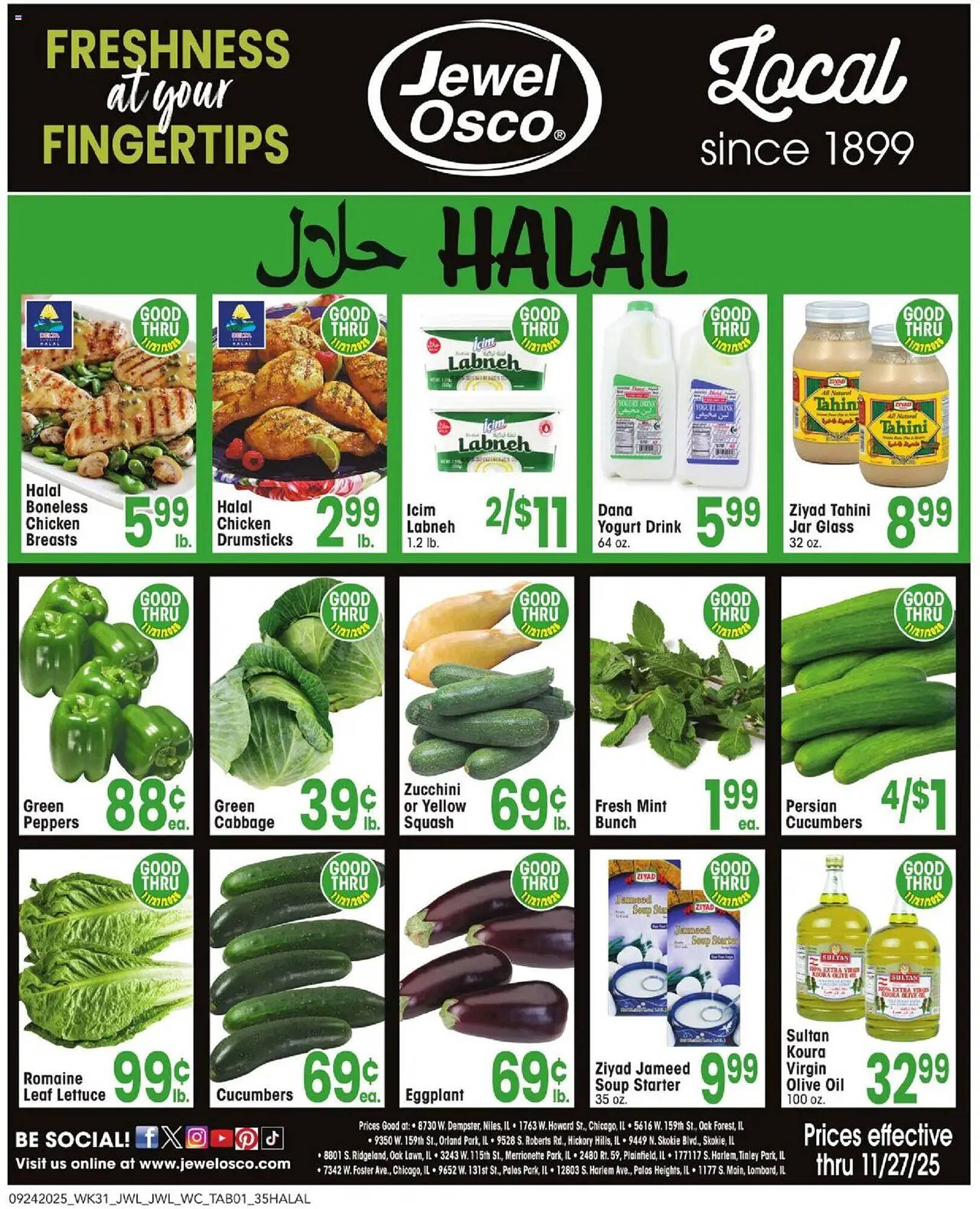 Jewel-Osco weekly ad (2025-09-24 - 2025-11-28) | 1