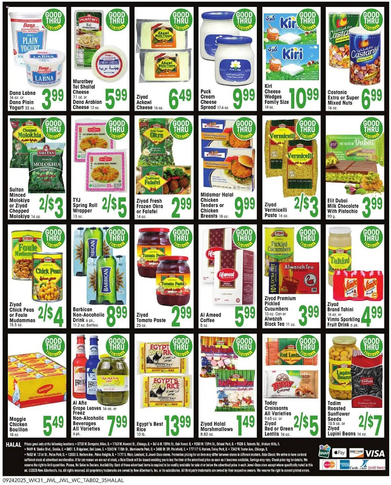Jewel-Osco weekly ad (2025-09-24 - 2025-11-28) | 2
