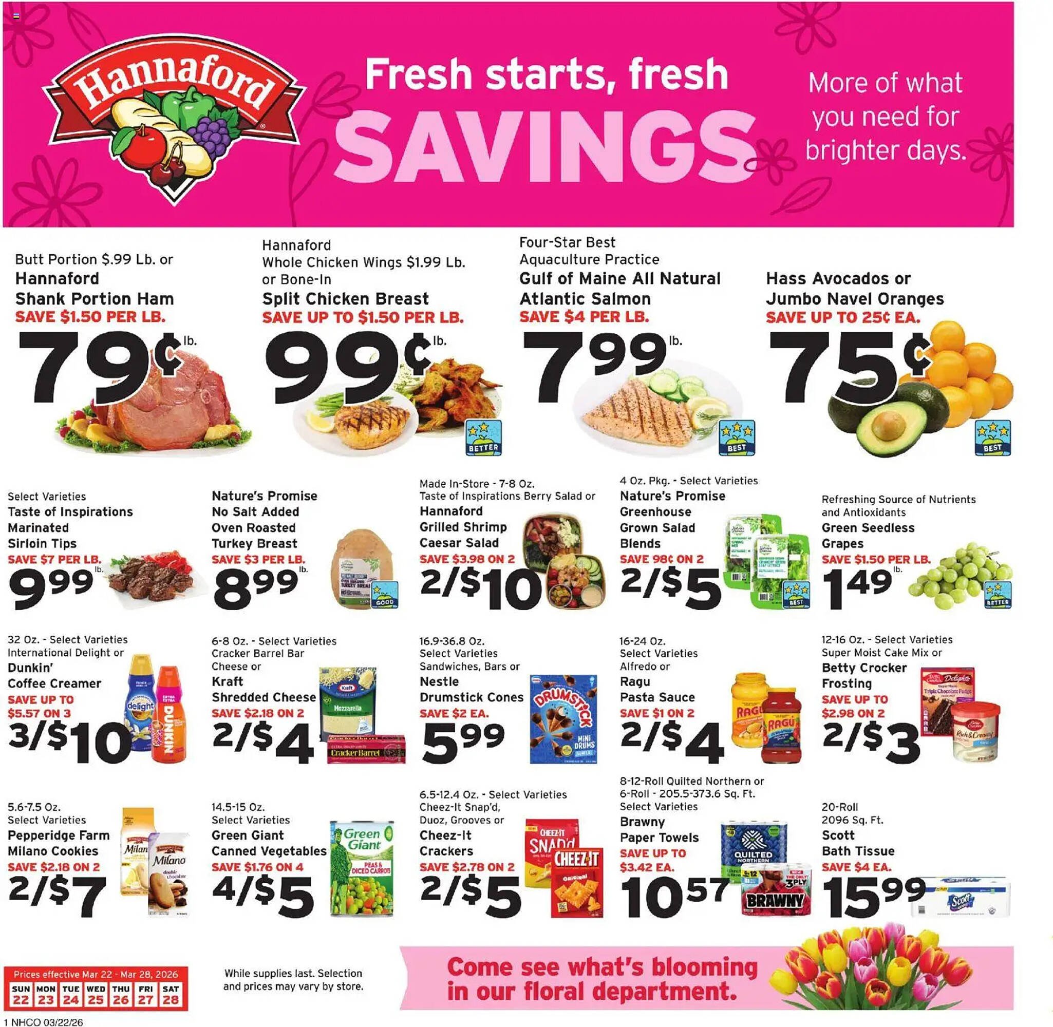 Hannaford flyer
