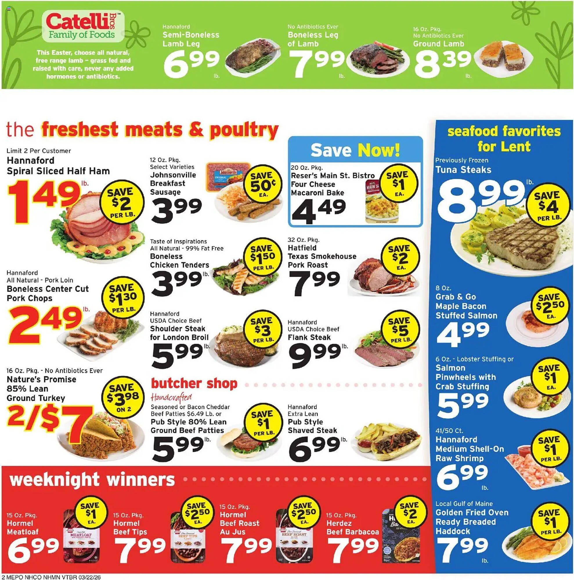 Hannaford flyer