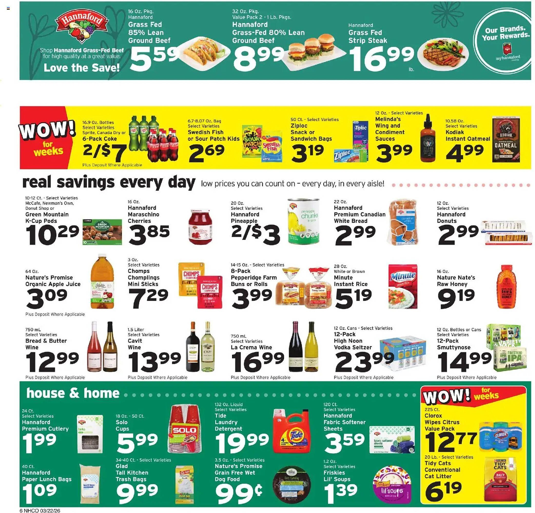 Hannaford flyer