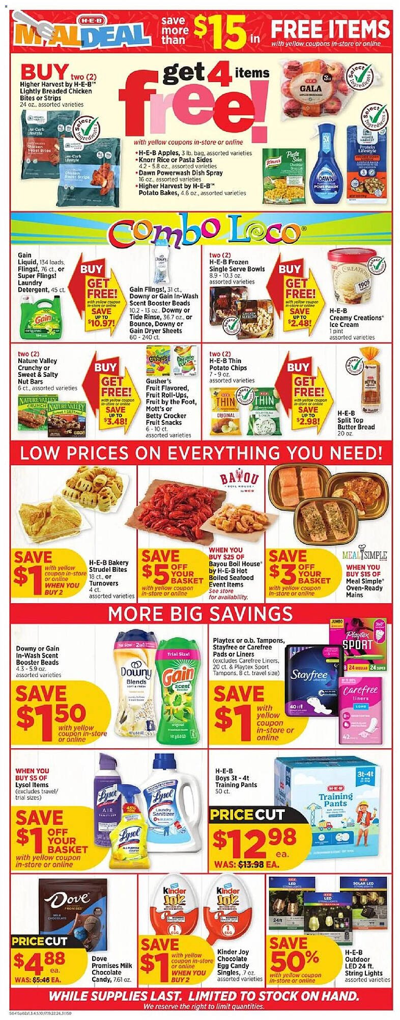 H-E-B weekly ad