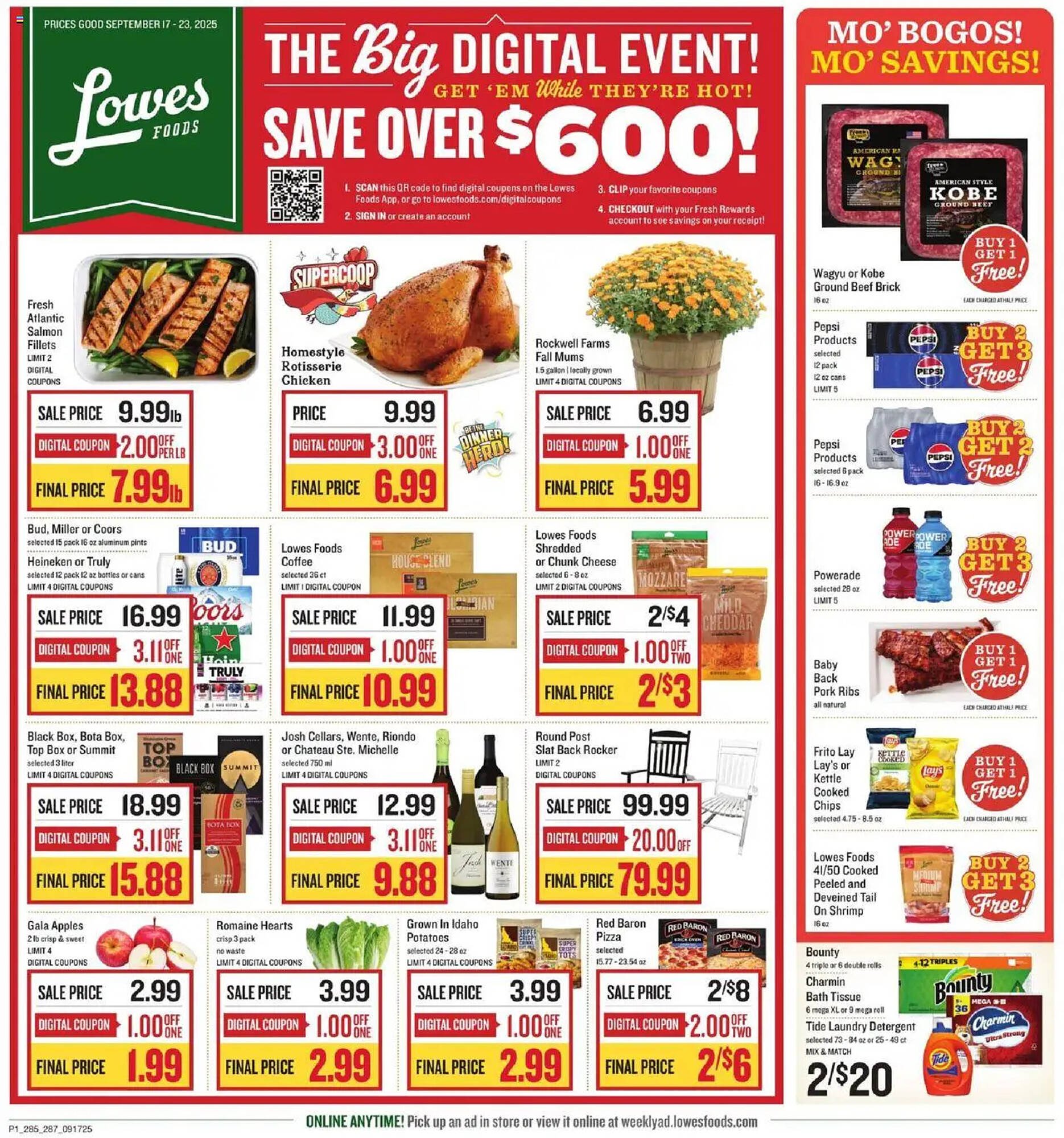 Lowes Foods weekly ad (2025-09-17 - 2025-09-24) | 1