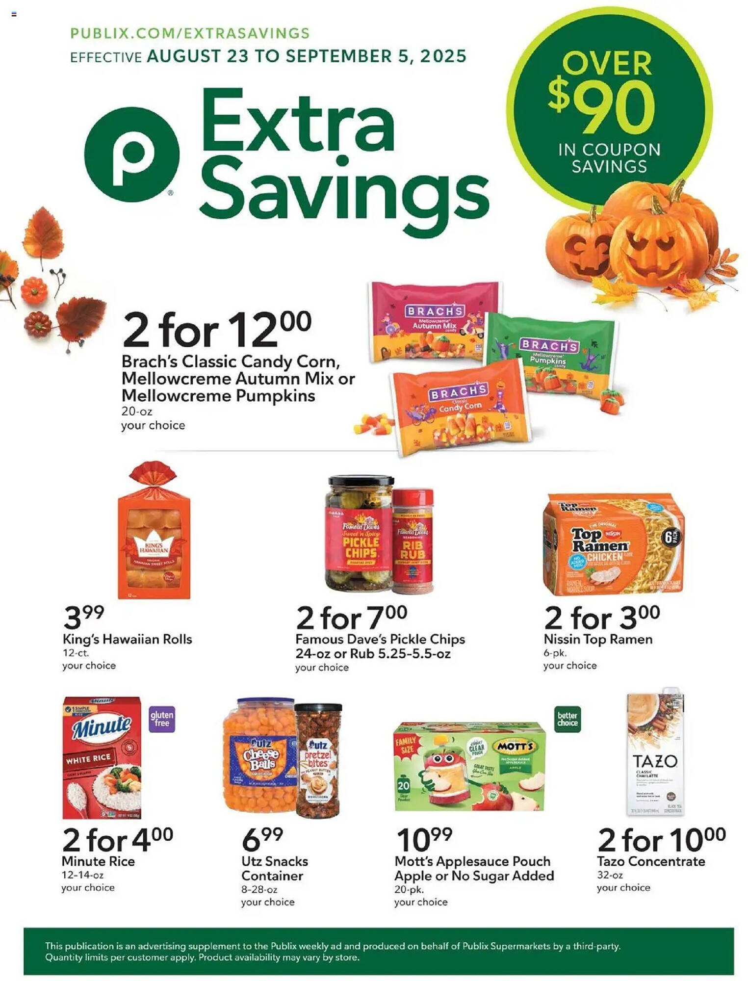 Publix Weekly Ad (2025-08-26 - 2025-09-05) | 1