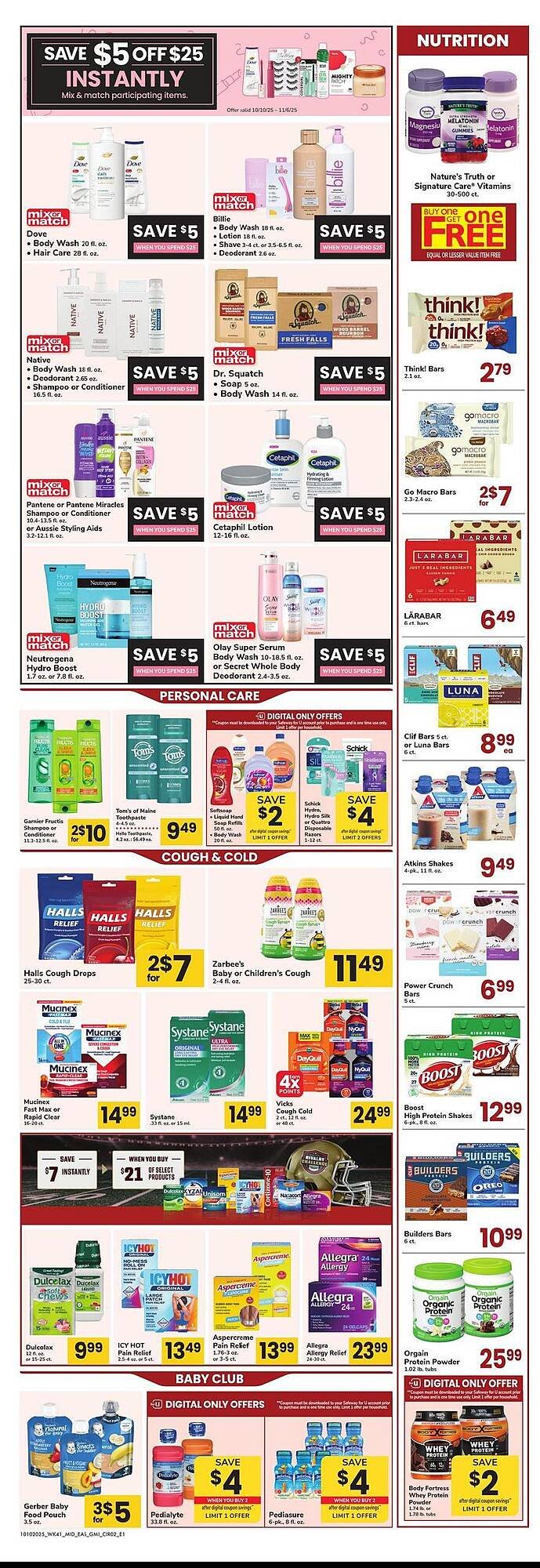 Safeway weekly ad (2025-10-10 - 2025-10-23) | 2