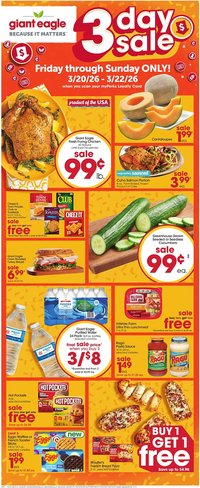 Giant Eagle weekly ad