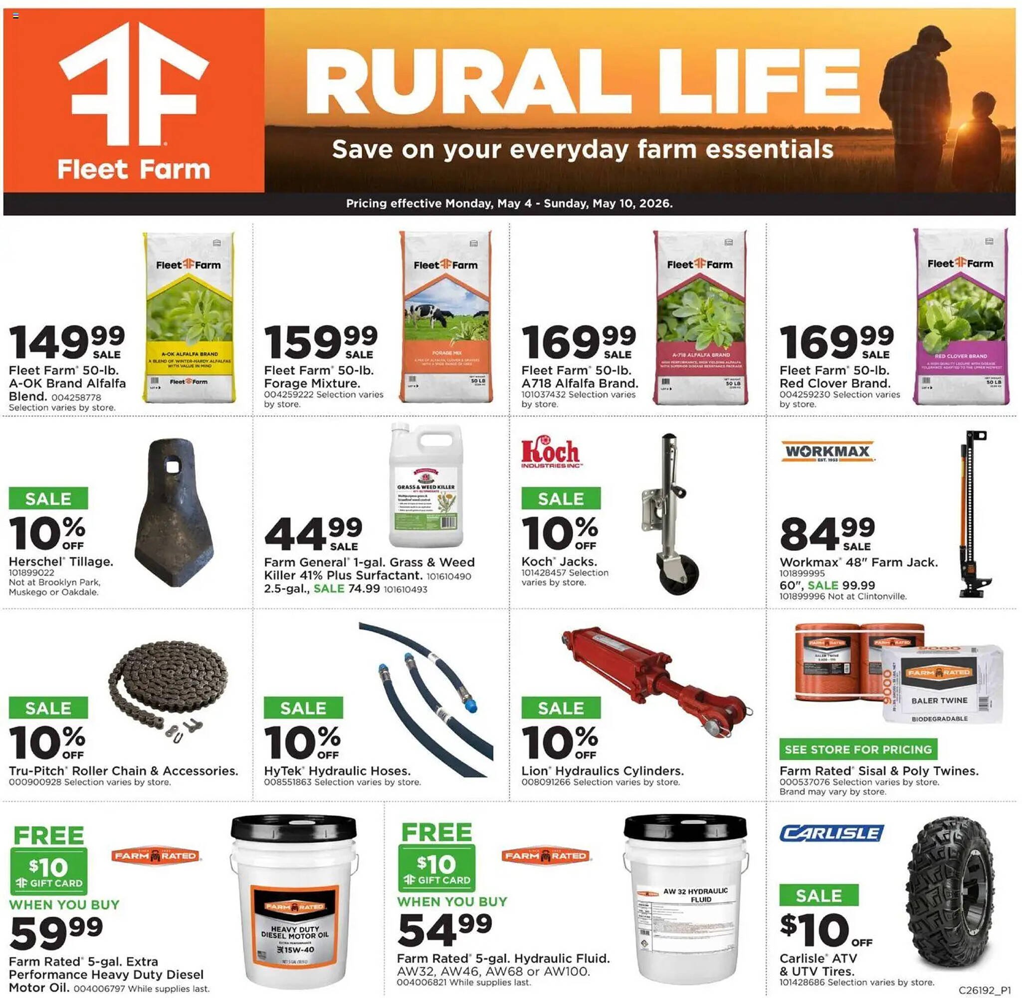 Mills Fleet Farm weekly ad