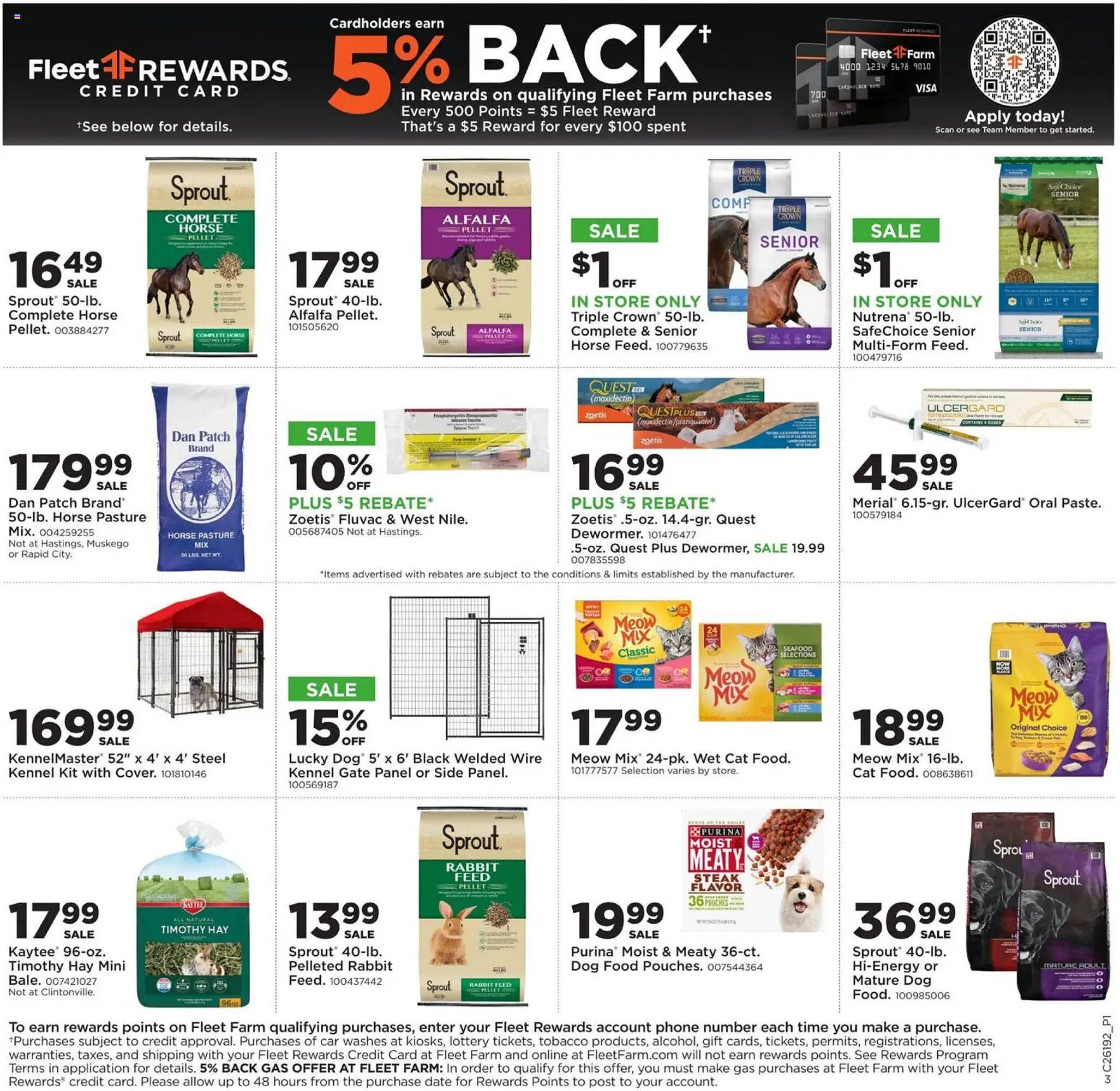 Mills Fleet Farm weekly ad