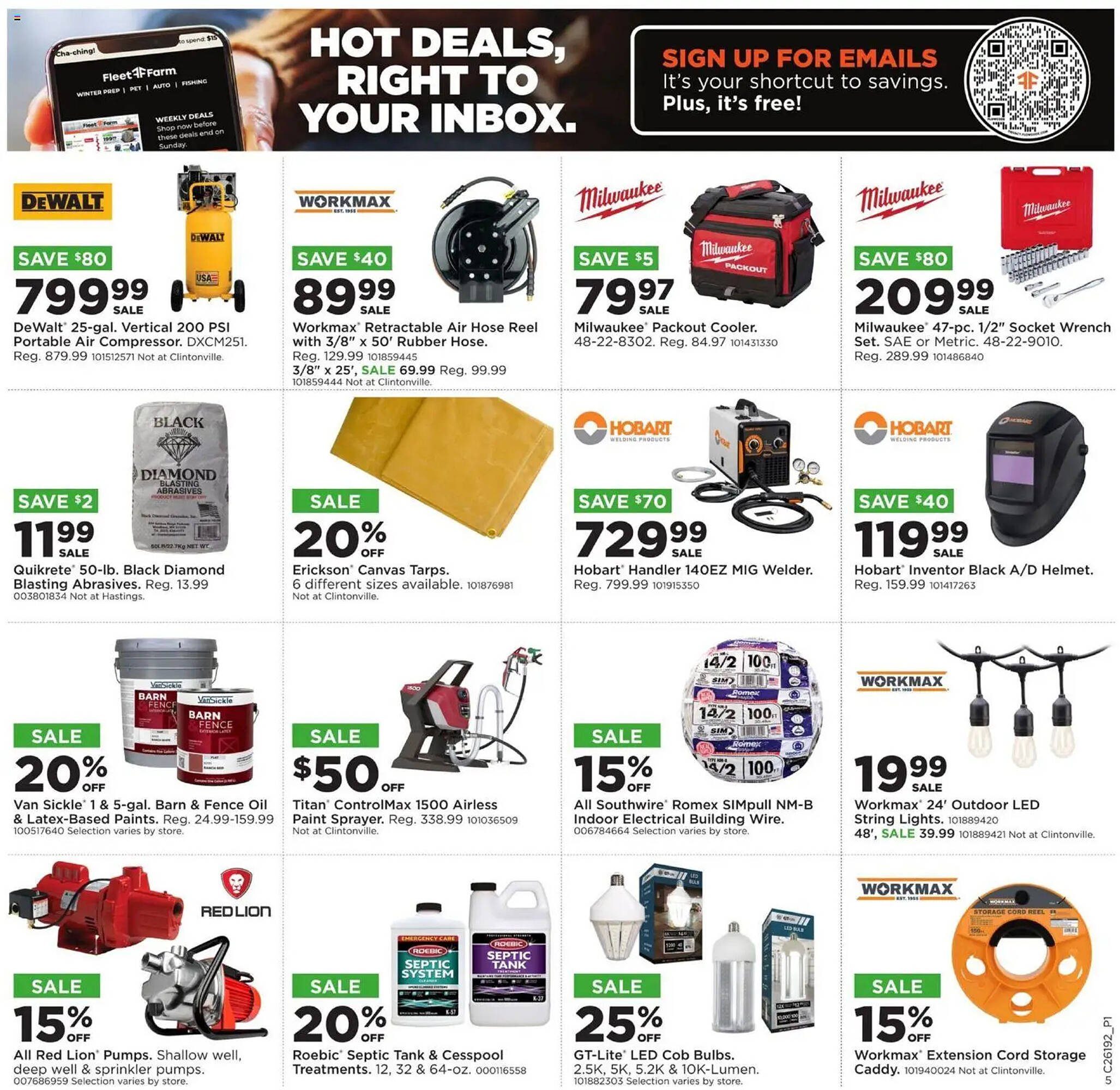 Mills Fleet Farm weekly ad