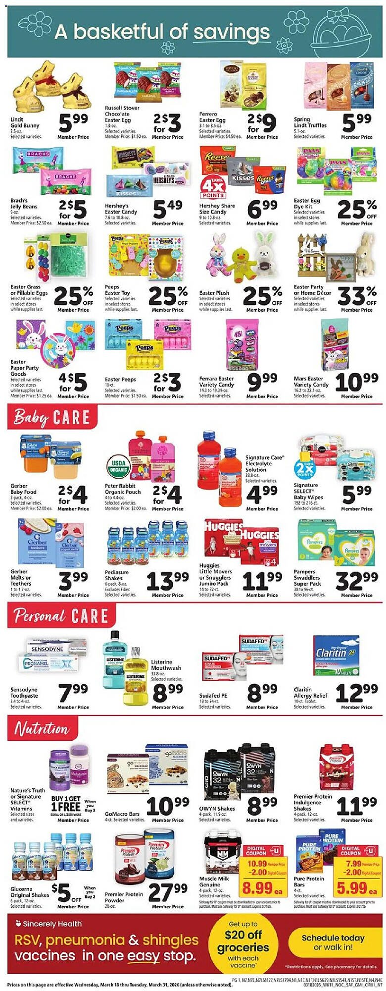Safeway weekly ad