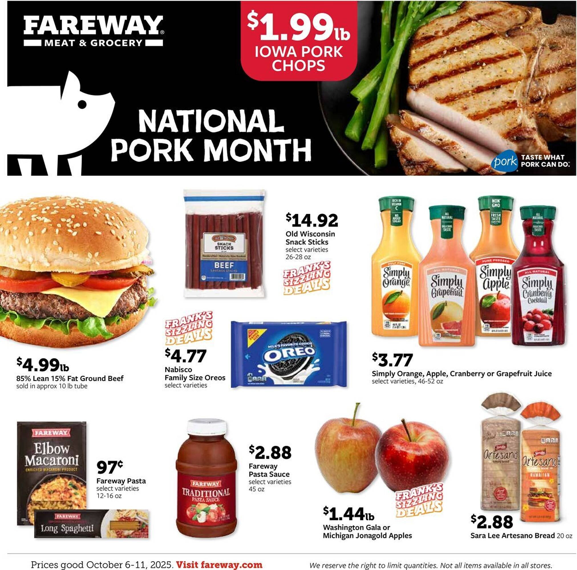 Fareway weekly ad (2025-10-05 - 2025-10-11) | 1