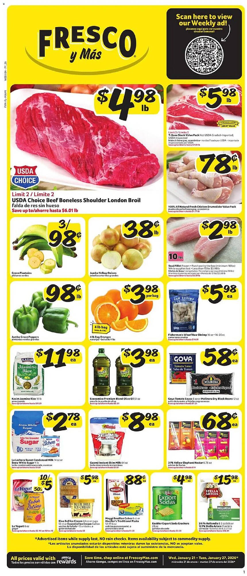 Fresco y Más weekly ad