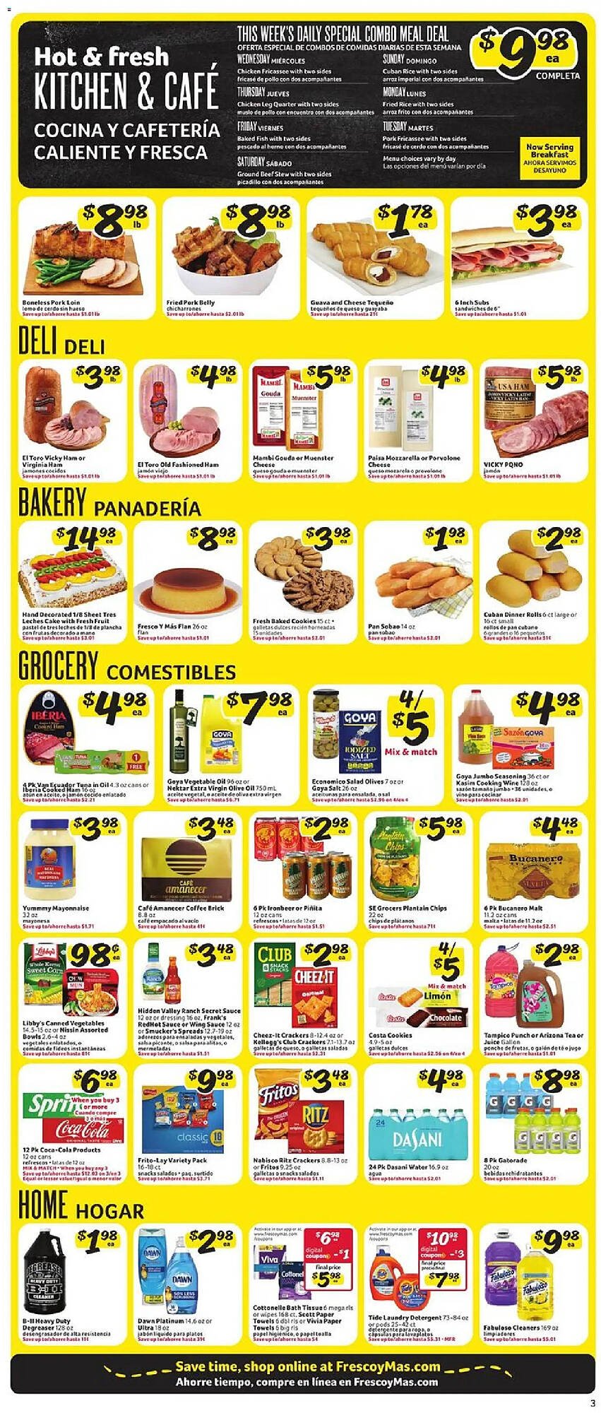 Fresco y Más weekly ad