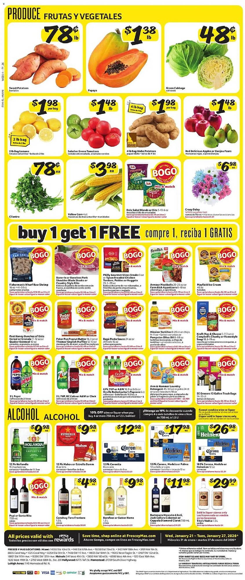 Fresco y Más weekly ad