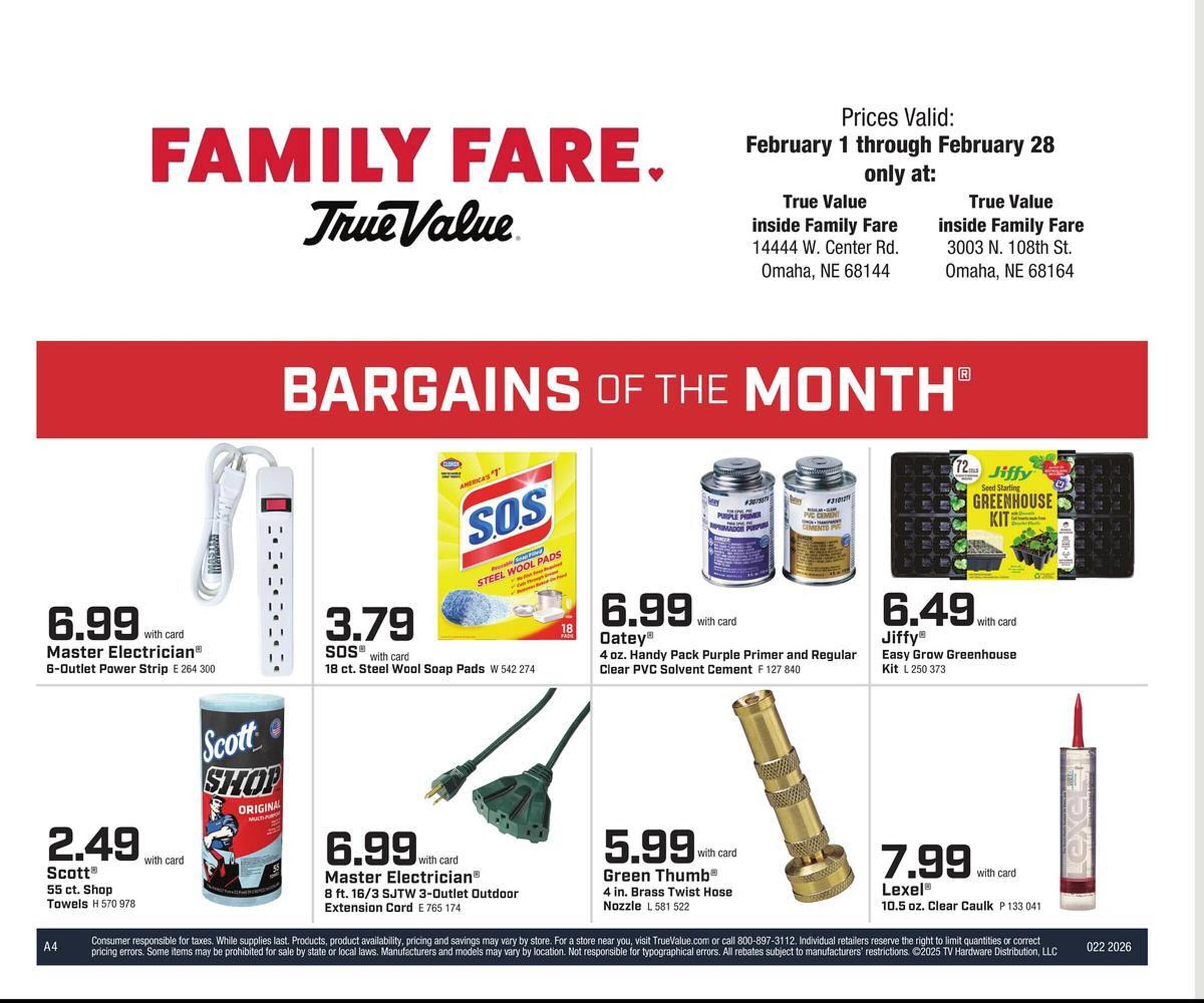 Family Fare weekly ad