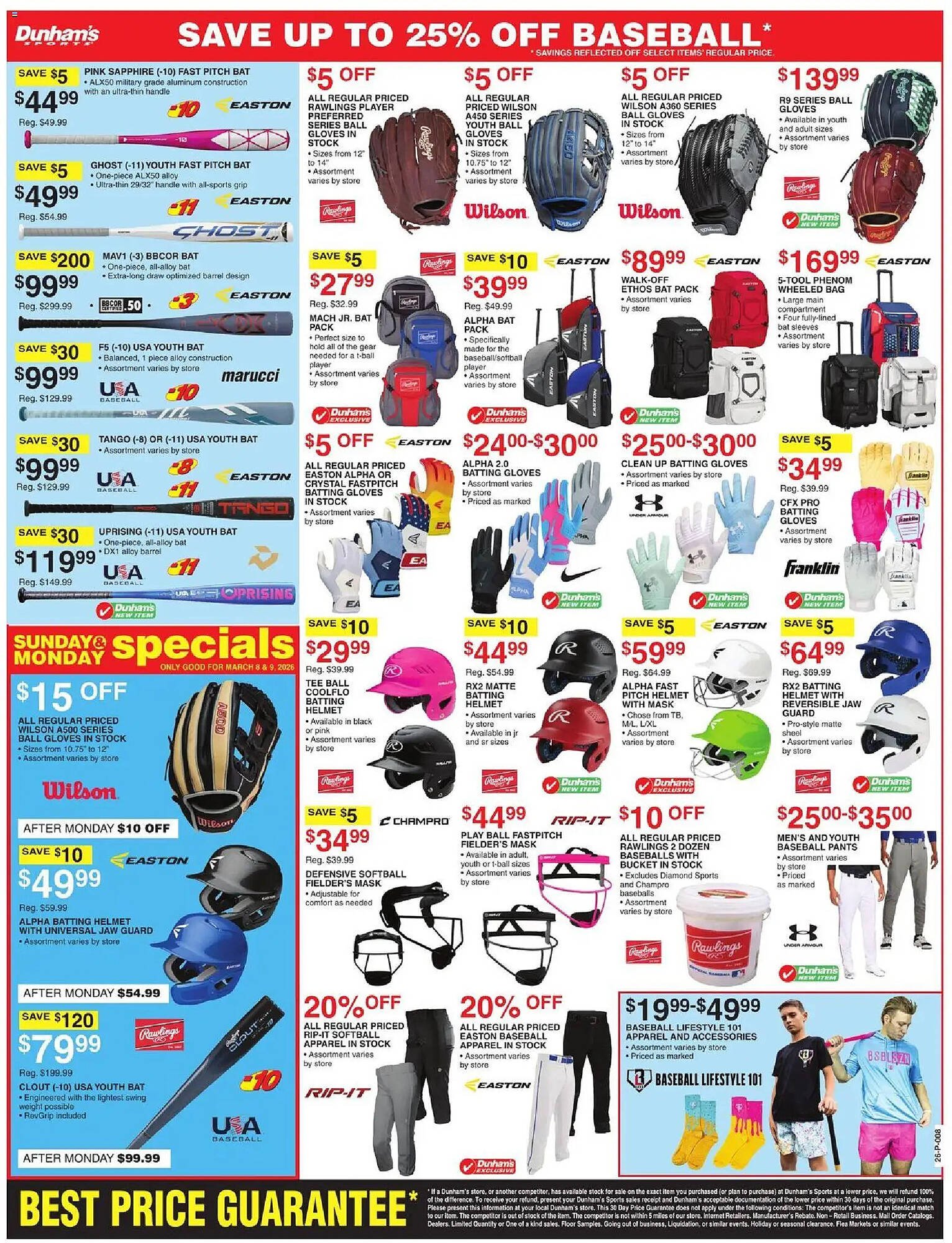 Dunham's Sports weekly ad