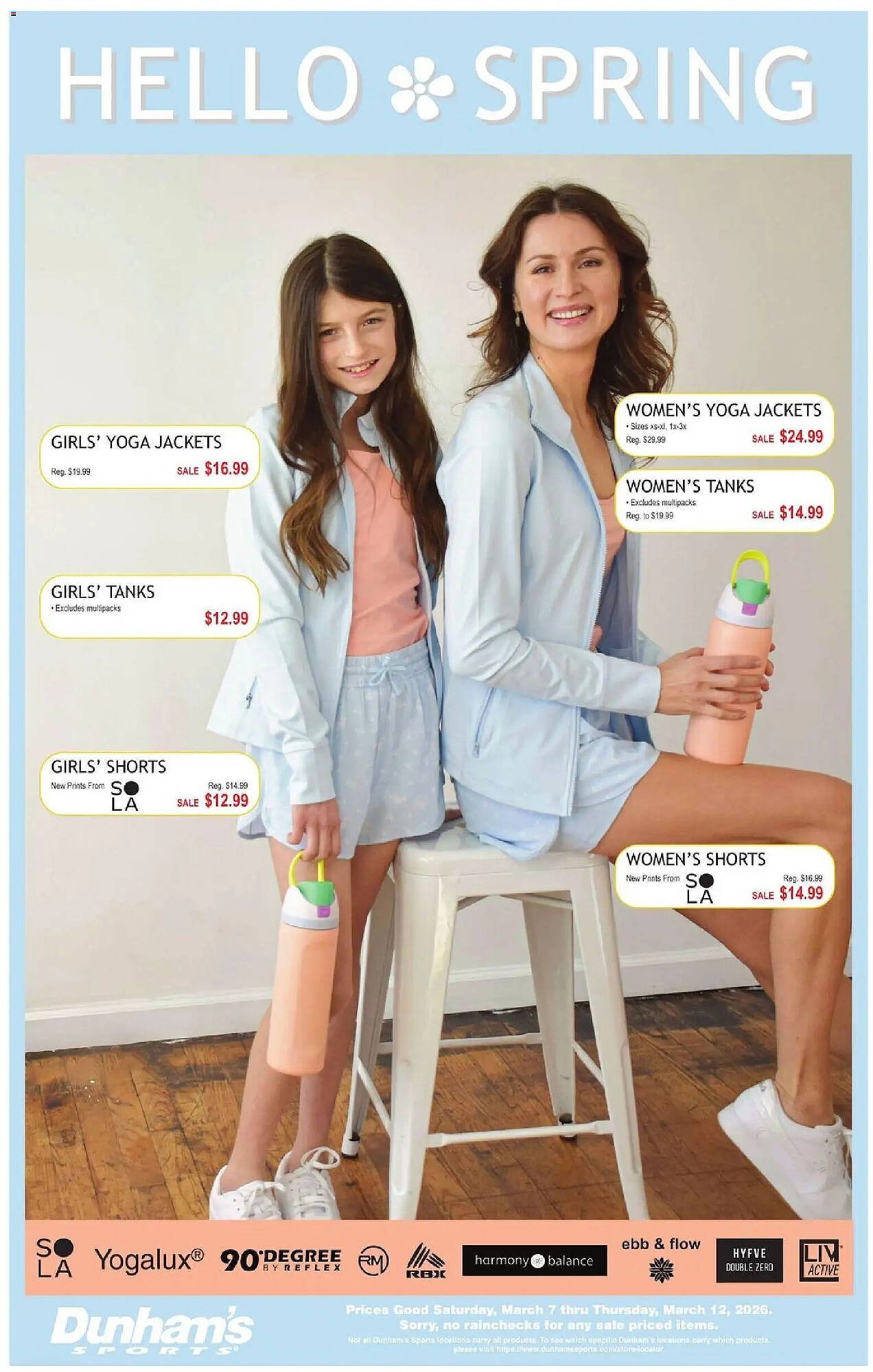 Dunham's Sports weekly ad