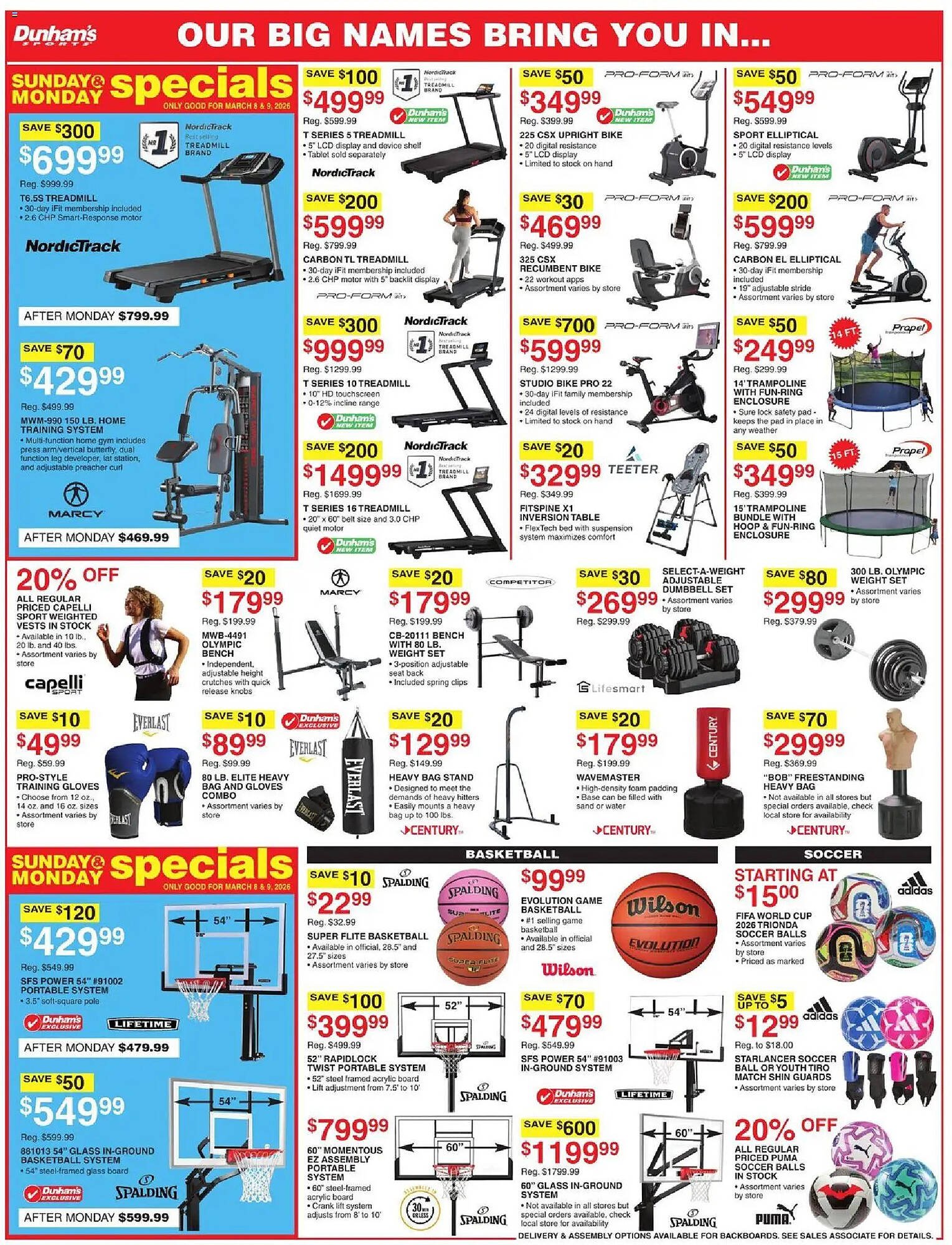 Dunham's Sports weekly ad