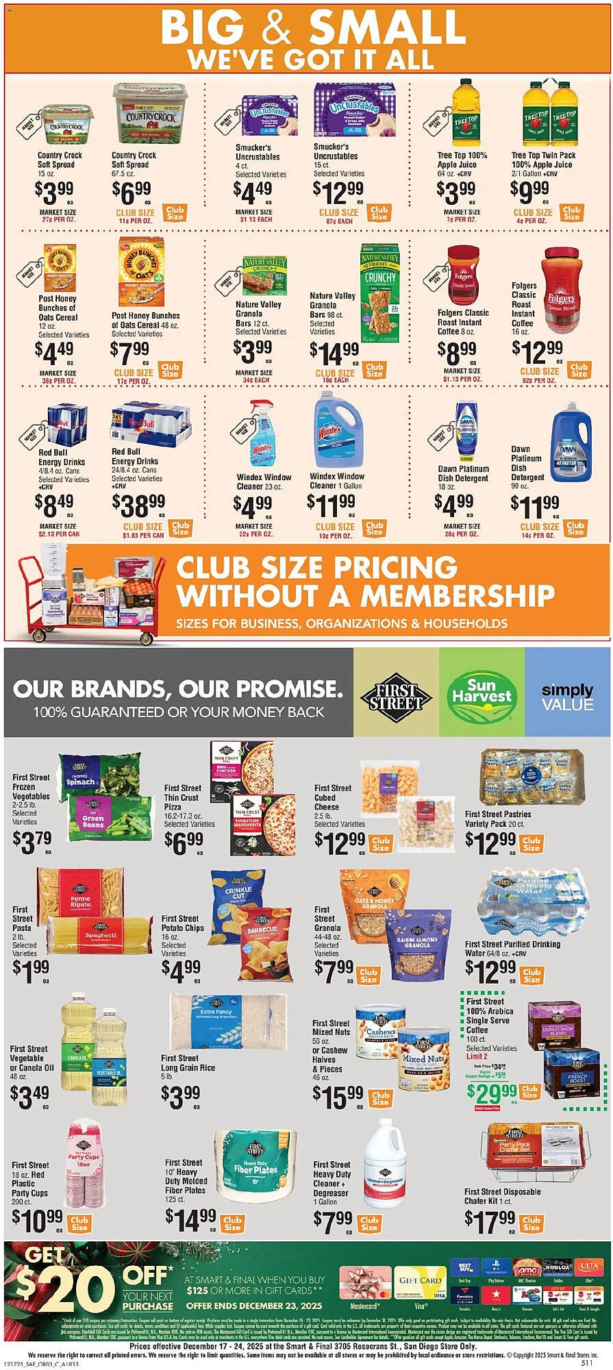 Smart &amp; Final weekly ad