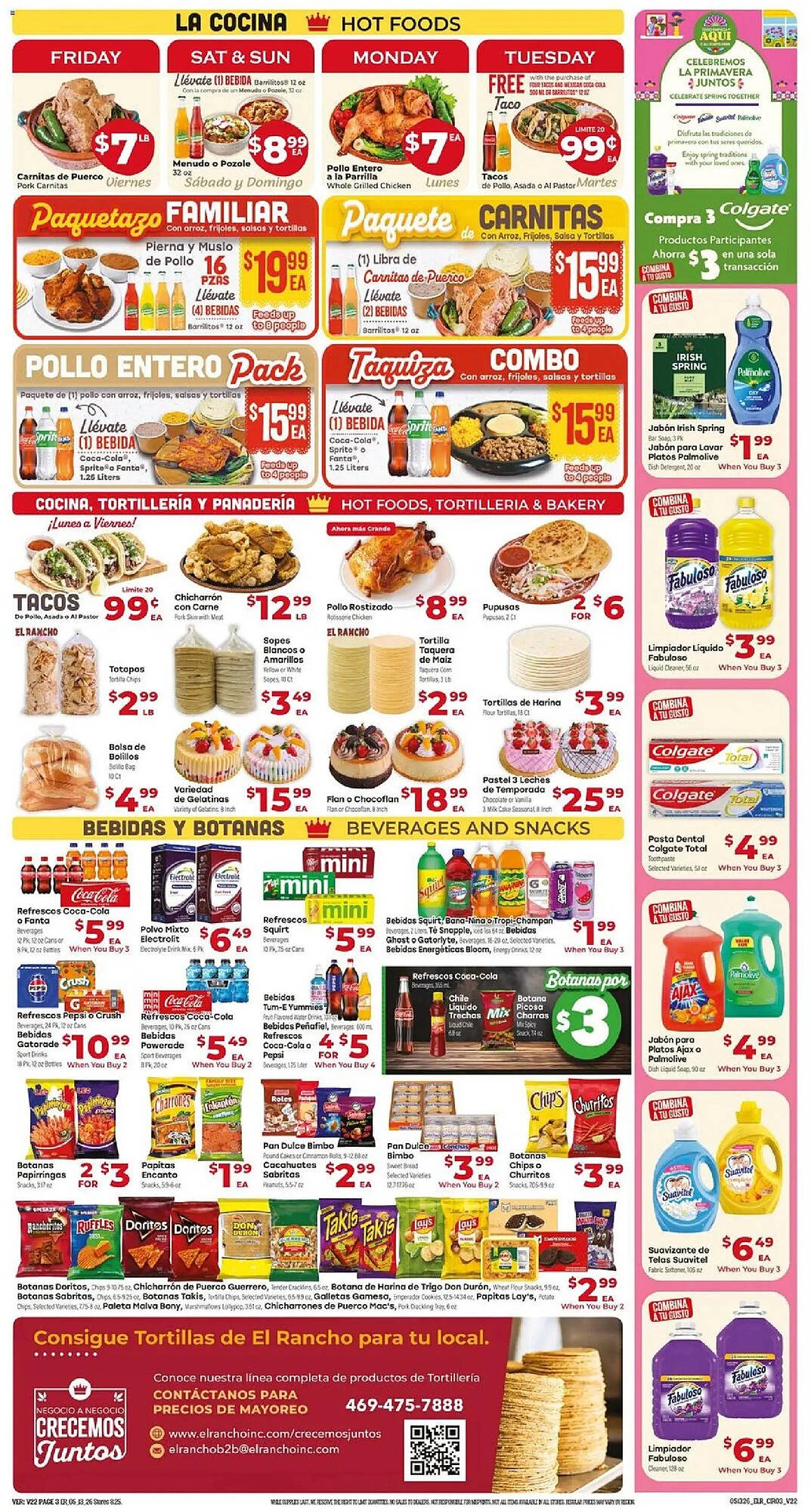 Supermercado El Rancho weekly ad