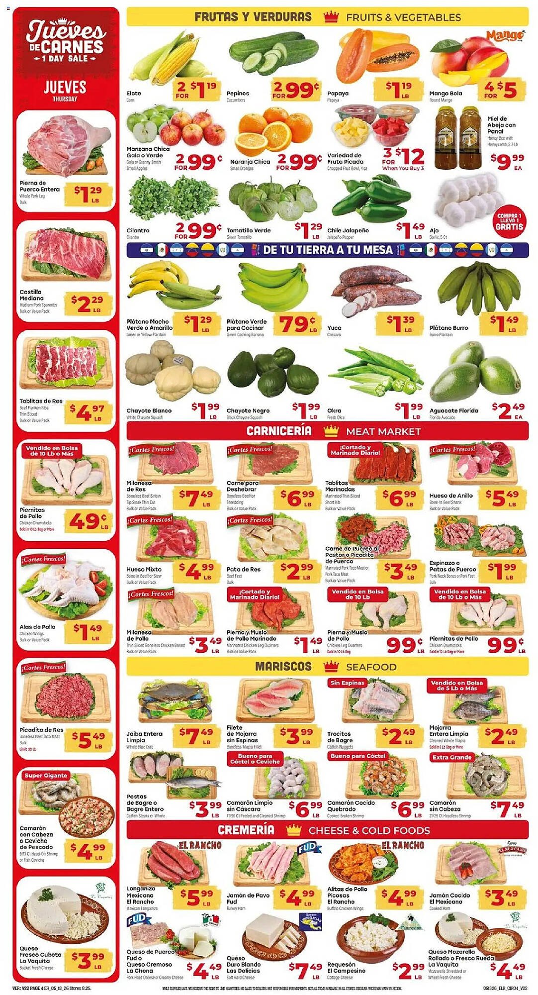 Supermercado El Rancho weekly ad