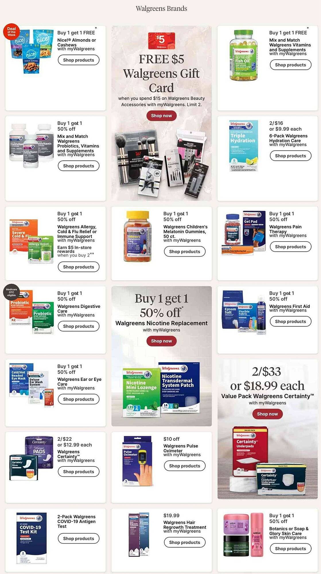 Walgreens weekly ad