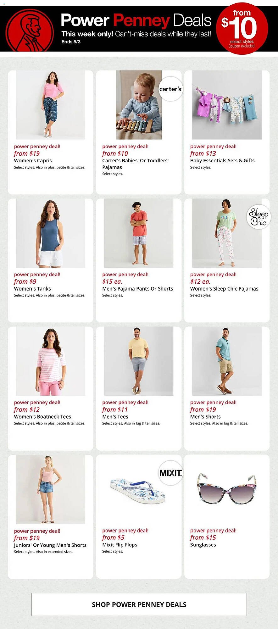 JC Penney weekly ad