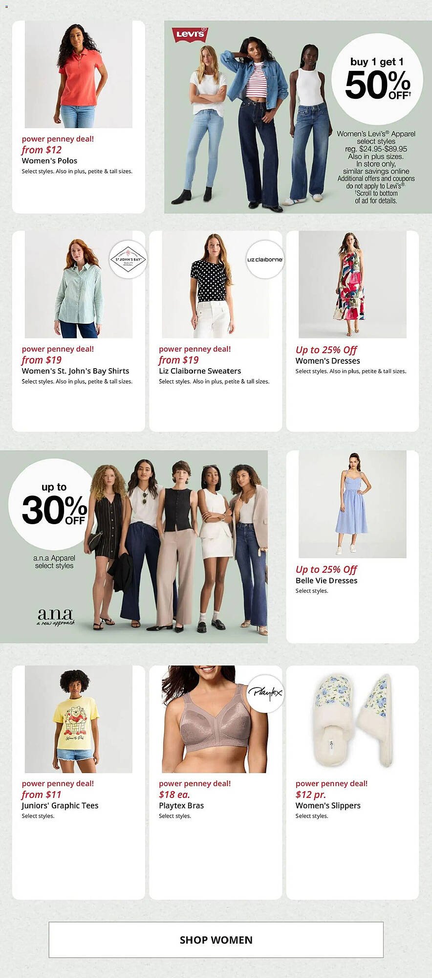JC Penney weekly ad