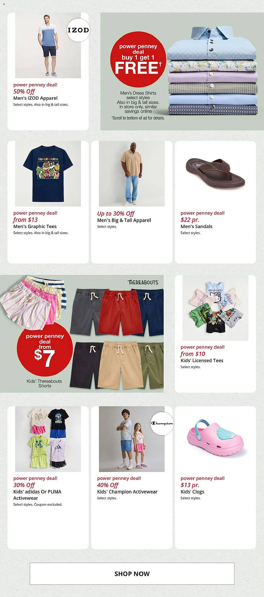 JC Penney weekly ad