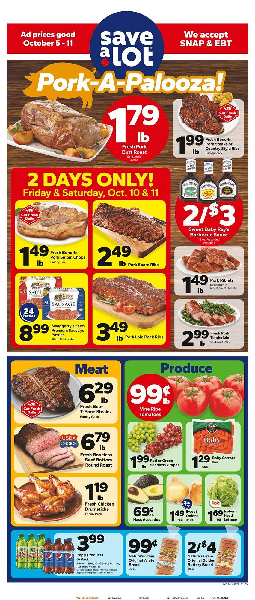 Save a Lot weekly ad (2025-10-05 - 2025-10-11) | 1