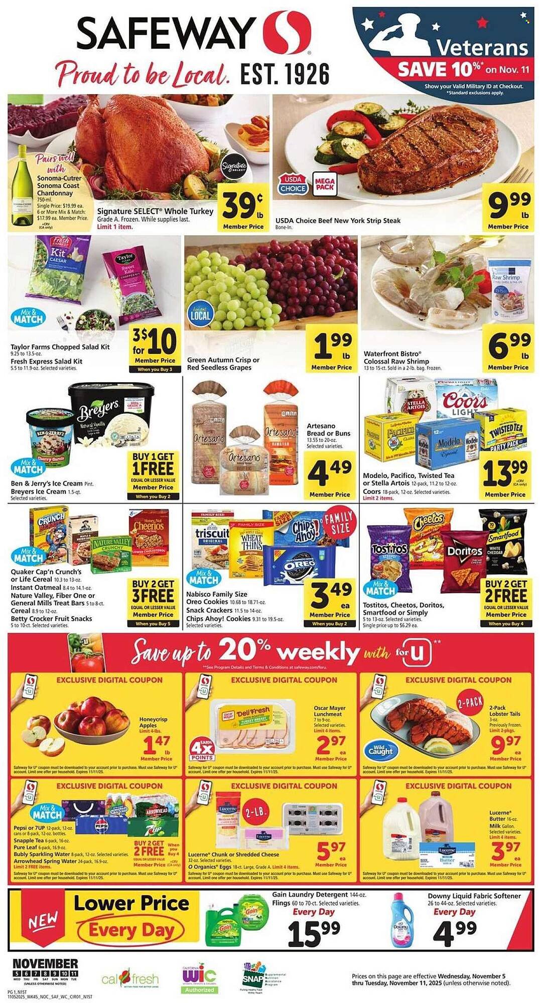 Safeway weekly ad (2025-11-05 - 2025-11-11) | 1