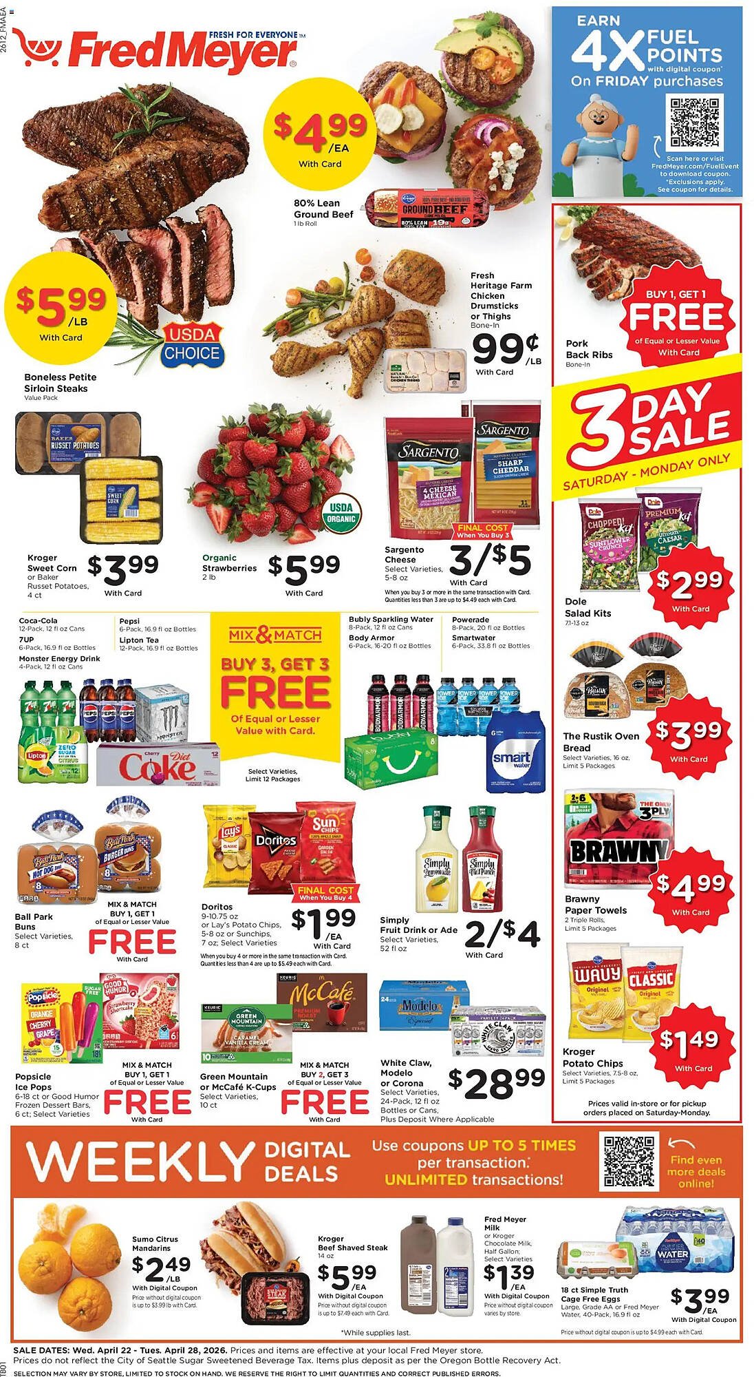 Fred Meyer weekly ad