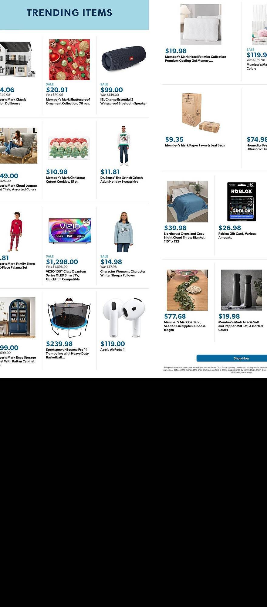 Sam's Club weekly ad