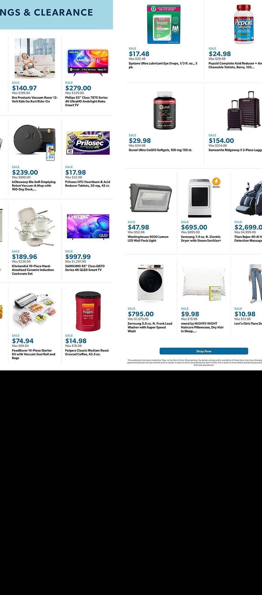 Sam's Club weekly ad