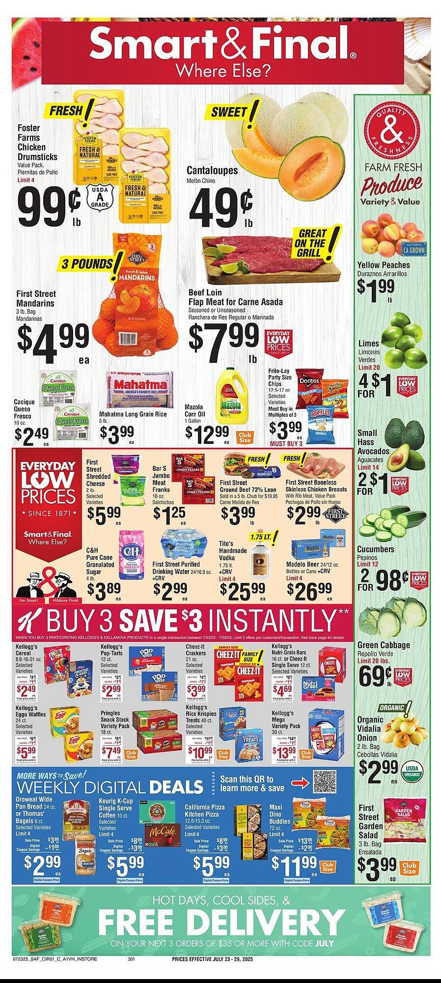 Smart &amp; Final Weekly Ad (2025-07-23 - 2025-07-29) | 1